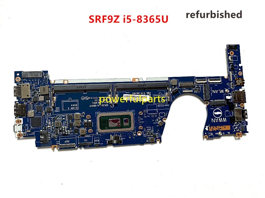 

Восстановленная материнская плата для DELL Latitude 7300 с SRF9Z i5-8365U 09XFPT CN-09XFPT EDC30, нормально работающая материнская плата
