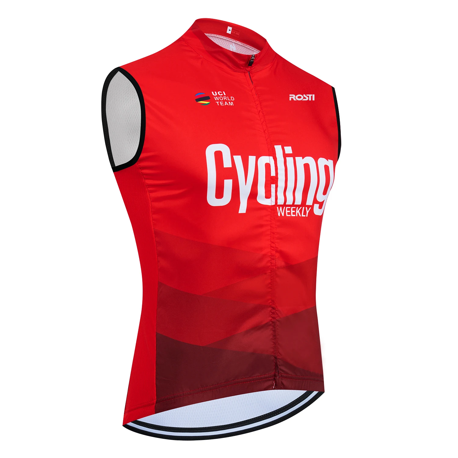 Tour De UAE Cycling Jersey ROSTI Bike Vest Windbreaker Men Women Riding Ropa Ciclismo Sleeveless Bicycle Jersey Tshirt