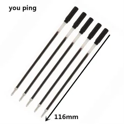 Premium Ballpoint Pen Ink Refill - Smooth Medium Nib (116mm Gel Black)