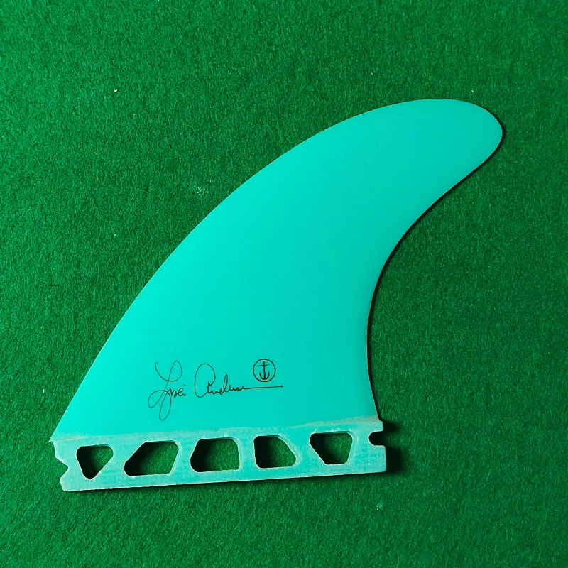 4.4-Inch Botanical Surf Fin, Epoxy Resin&Fiberglass Composite, Natural Dye Process, Salt-Resistant