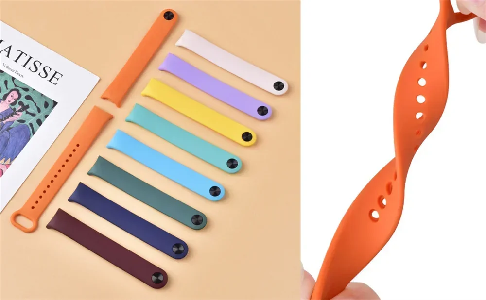 Armband für Xiaomi Mi Band 10 9 8 NFC MiBand 10 Ersatzband Correa Silikon Sport-Armband Pulsera Mi Band 10 Uhrenarmband – Detail 15