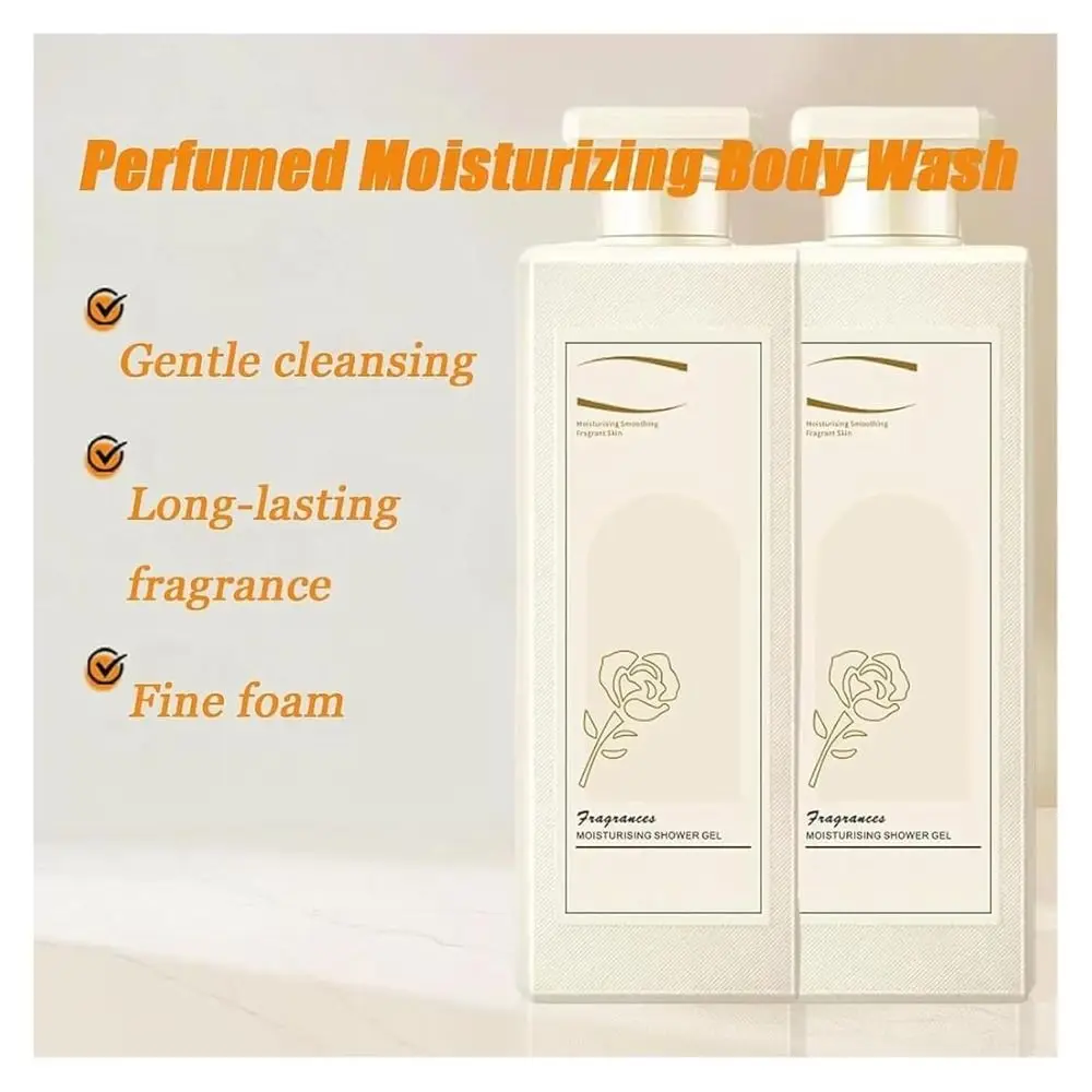 800ML Perfumed Body Wash Moisturizing Fragrant Fragrance Shower Gel Scented Korean Long-Lasting Shower Gel Wash