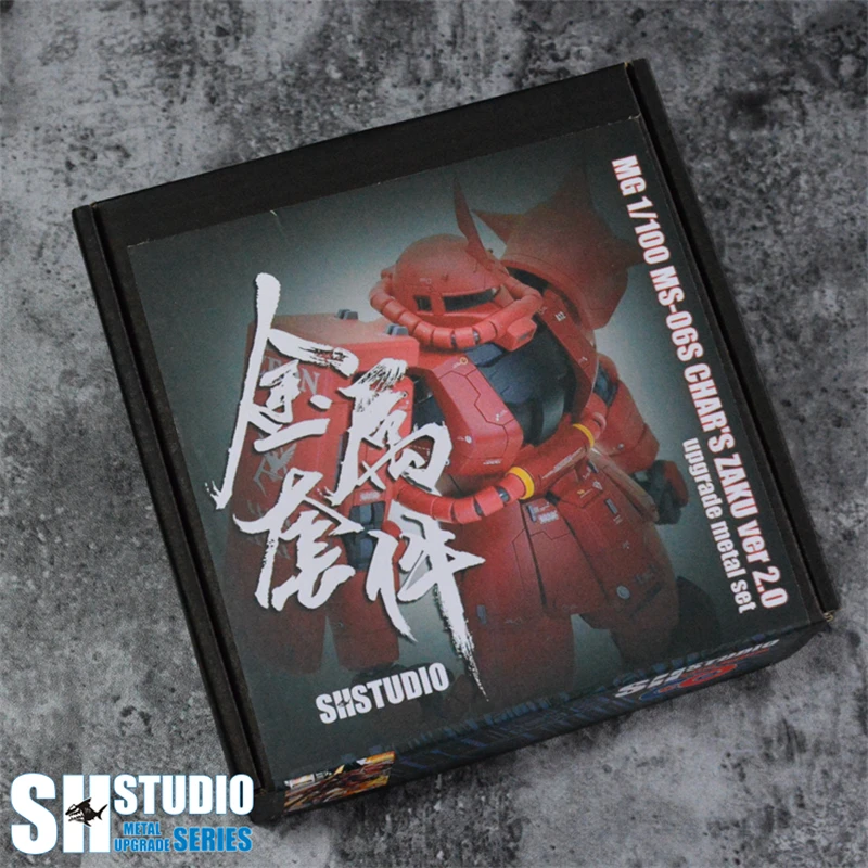 

SH Studio Detail-up Set For 1/100 MG Zaku II Red Char Ver 2.0 Metal Modification For Mobile Suit Models Toys Metal Accessories