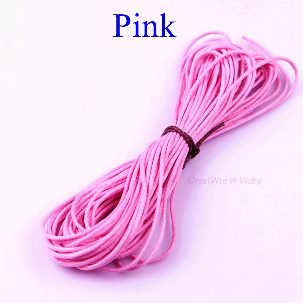 10 meters 1.5MM Waxed Leather Thread for Shamballa Bracelet 17 Colors Choice,leather cord,waxed cord