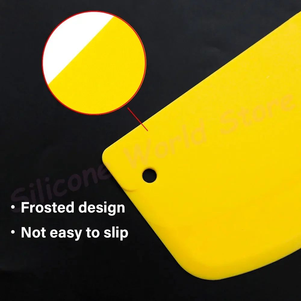 Polychrome Plastic Scraper Cake Cream Scraper Flour Dough Cutting Knife Intestine Powder Kitchen DIY Tools Baking Tools baking tool dough scraper dough cutter cake scraper baking accessories