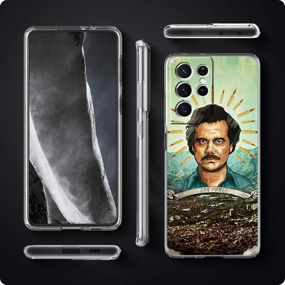 Narcos TV Series Pablo Escobar Clear Phone Case
