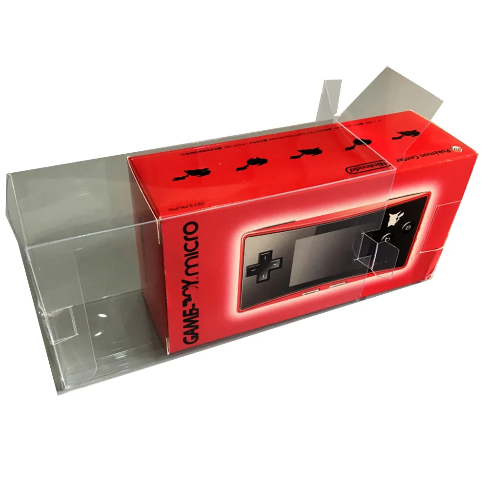 Scatola Di Visualizzazione Della Collezione Per Gbm/Nintendo Game Boy Micro/Pokemon Game Storage Scatole Trasparenti Custodia Trasparente Per Raccolta