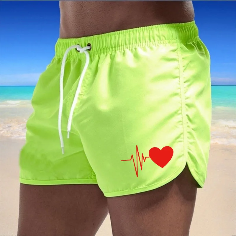 

Surf Men Swimsuit Beach 2024 New Men's Gym Shorts Drawstring Seaside Casual Summer Ventilate Hot Sale Daily Running Clothing