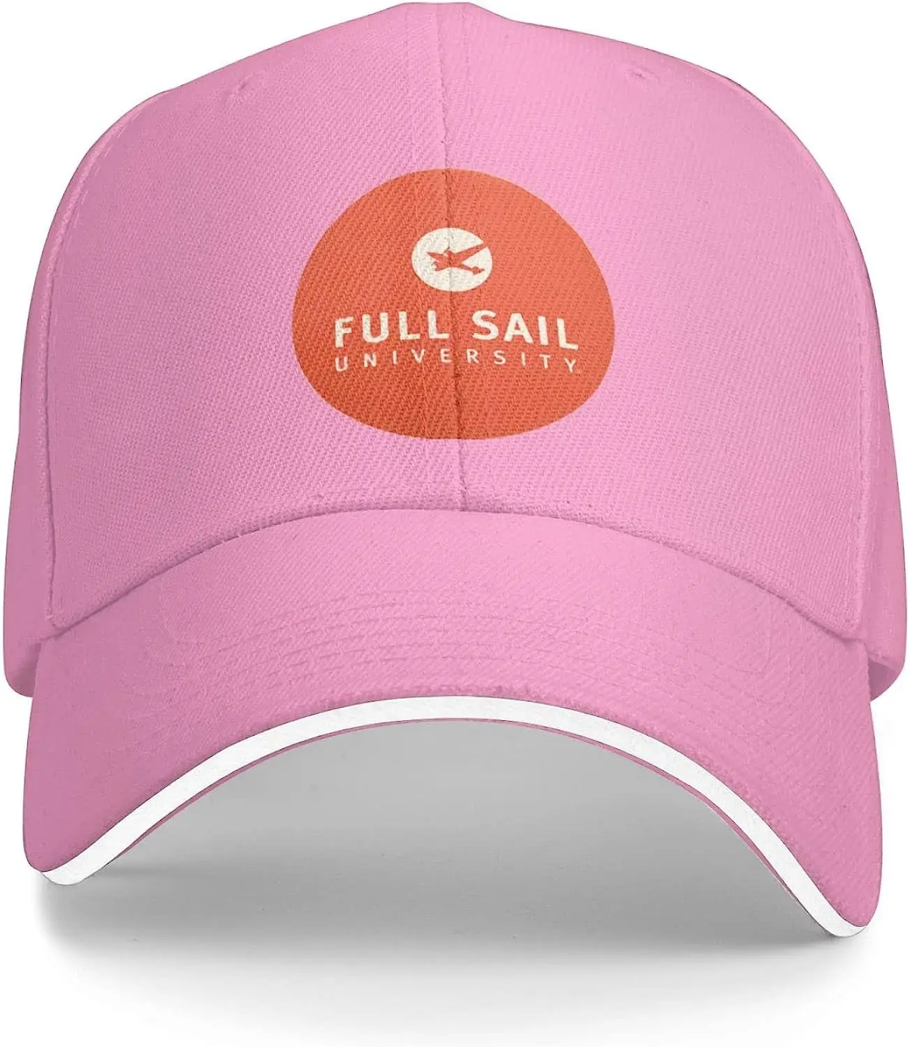 

Fu-ll Sa-il University Logo Sandwich Cap Unisex Classic Baseball Capunisex Adjustable Casquette Dad Hat
