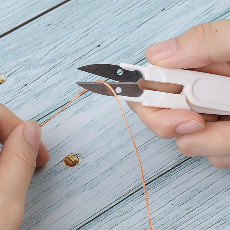 Leather Wood Handle Awl Durable Tools Hand Stitcher Leather Sewing Tools With Sciessor For DIY Craft Tool Set