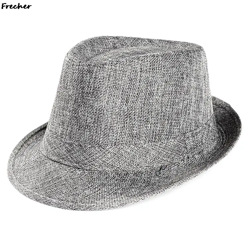 Summer Beach Sports Hat Wide Brim Jazz Cap Women Men Line Straw Sun Hats Outdoor Beach Volleyball Panama Caps Cowboy Fedora Cap