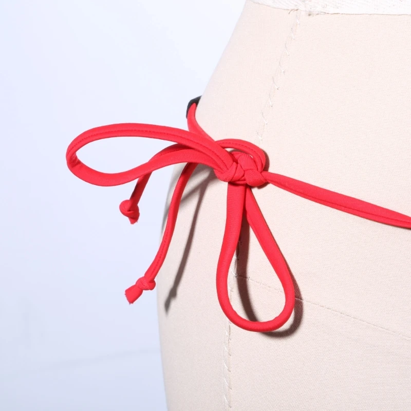 

Летние бикини с бретельками для женщин. Купальники с высоким вырезом. Раздельные купальники из двух частей.