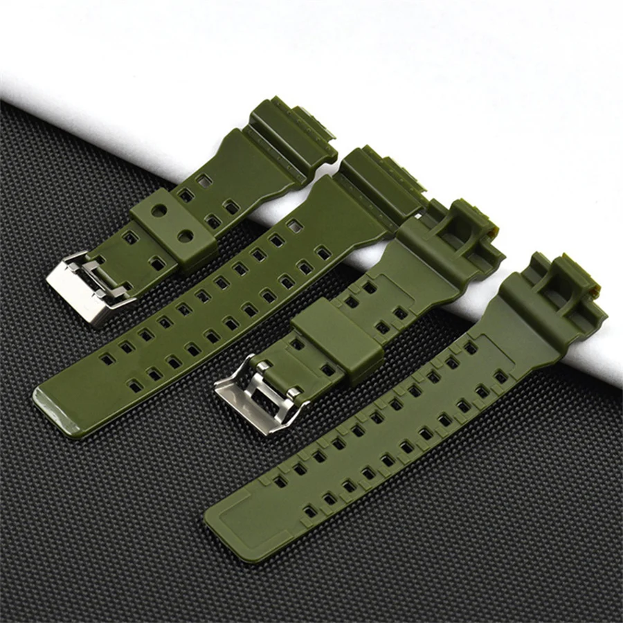 Watch Accessories Rubber Watchband Strap For Casio g shock GA100 GA110 GA120 GA150 GD 100 GD120