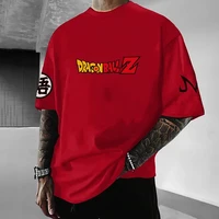 Dragon Ball Inspired Goku Red Oversized T-Shirt – Anime Streetwear Tee - Image 2