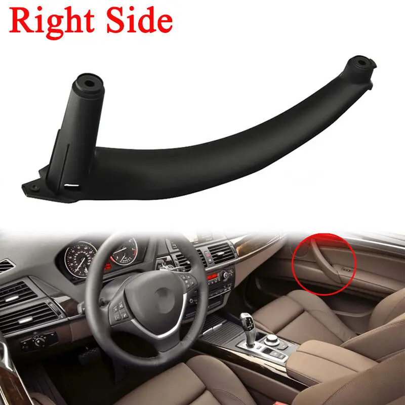 

Passenger Right Inner Door Panel Handle Pull Trim Cover For BMW E70 X5 2007~2014