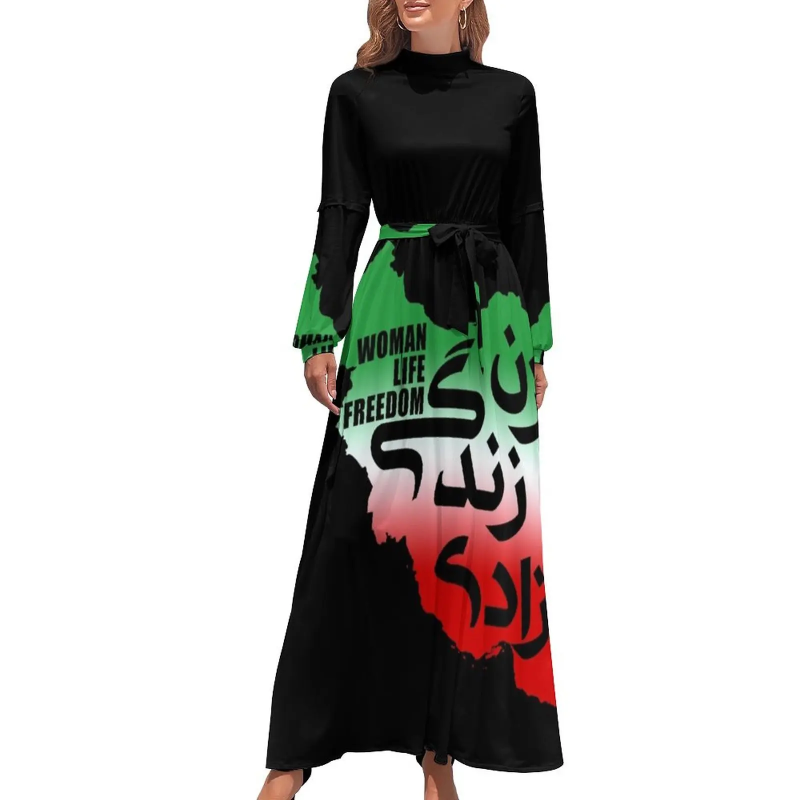Mujer Vida Libertad ?? ????? ????? Vestido largo vestidos de fiesta para mujer 2024 diseñador de lujo fiesta