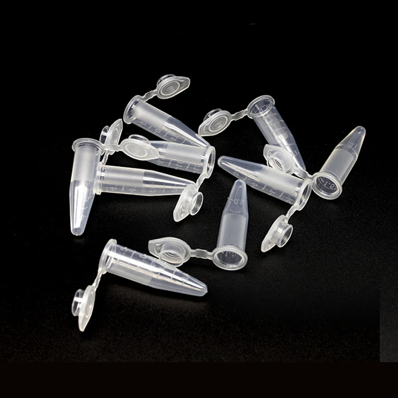 Lab clear plastic test tube centrifuge vialsnap cap plastic centrifuge tube ep pcr seed bottle experiment