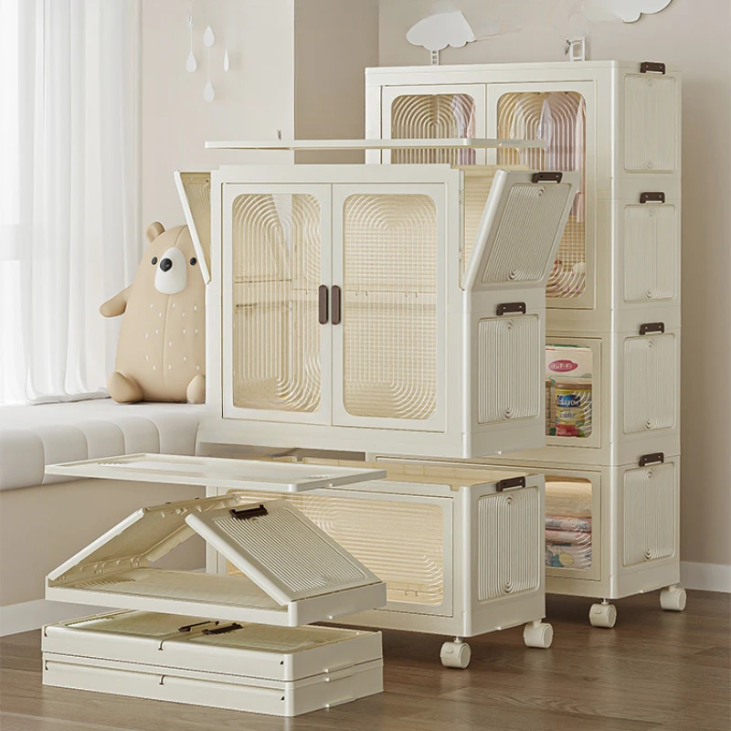 Cabinet Bedroom Children Wardrobes Organizer Plastic Hangers Children Wardrobes Drawer Placard Enfant Room Furniture MR50CW
