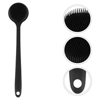 Silicone Long Handle Bath Brush Body Shower Scrubber Back Multifunction Massage Cleaning Scrubbers 1