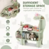 Kids Bookshelf, 3-Tier Toddler Montessori Shelf Book Rack, Toy and Book Storage for Kids, Wooden Children’s Bookcase 3