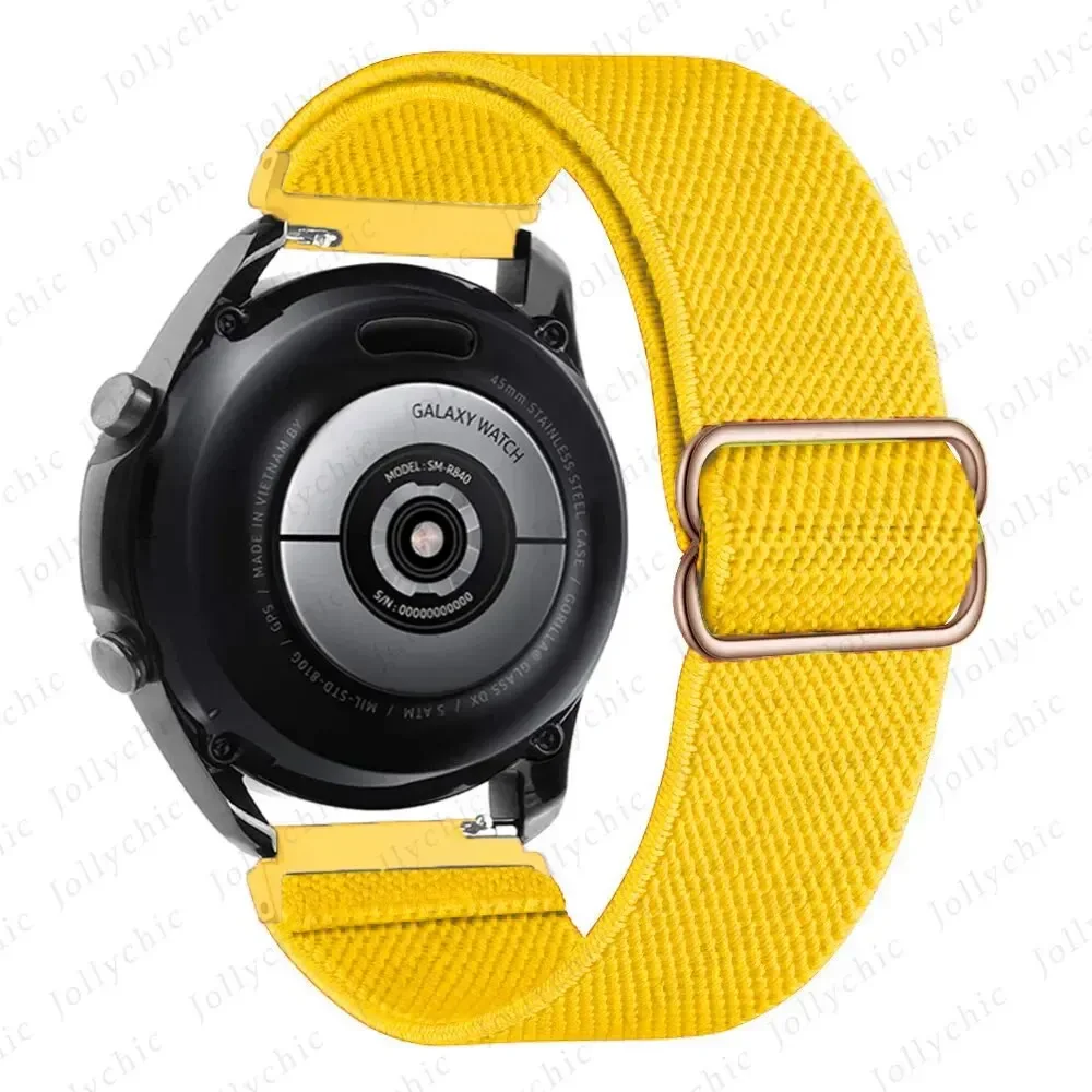 Adjustable Nylon Elastic Smartwatch Band, 20mm 22mm Strap, Premium Comfort and Style
