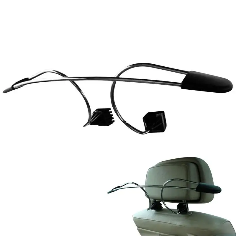 

Car Seat Hanger Universal Metal Coat Hangers Multifunctional Suit Holder stainless Auto Headrest Clothes Hanging Stand Travel