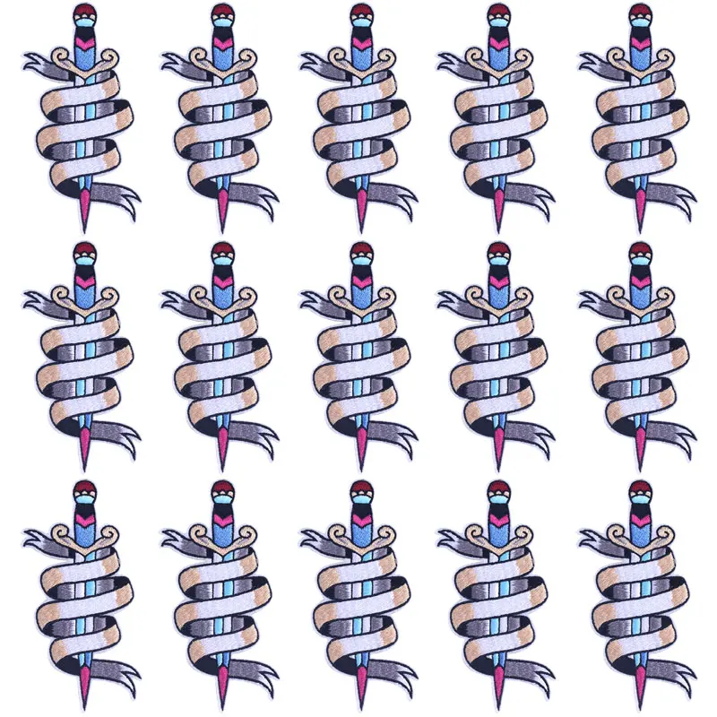 

10 шт./партия, термоклейкие нашивки для одежды