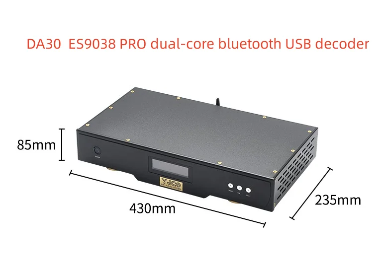 

Двухъядерный bluetooth USB-декодер DA30 ES9038 PRO