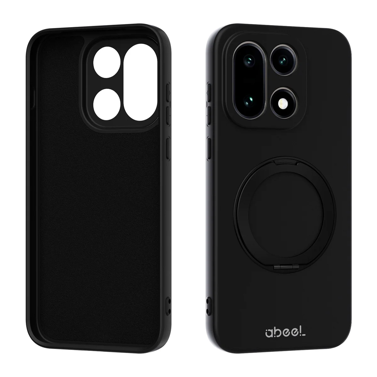 Premium Liquid Silicone TPU Magnetic Bracket Protective Phone Case - Shockproof Bumper Design