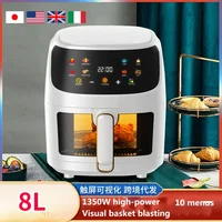 Air Fryers 8L Large Capacity 360°Baking Toaster Without Oil Electric Deep Fryer Nonstick Basket Chicken Frying Sonifer airfryers 1