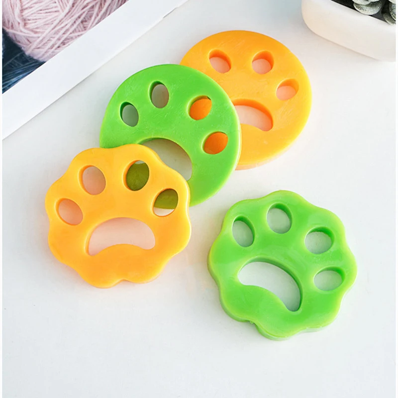 Pet Hair Remover Laundry Hair Catcher 2/6PCS Pet Hair Remover Washing Machine Reusable Fur Lint Catcher for Laundry Clothing Cleaning Accessories Random Color