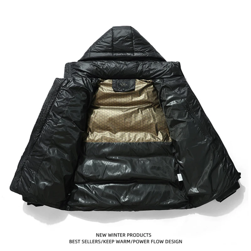 Winter Jacket For Men High Quality Hooded Cotton Jackets New High Street Fashion Harajuku Couple Coat Bread Jacket Teenager