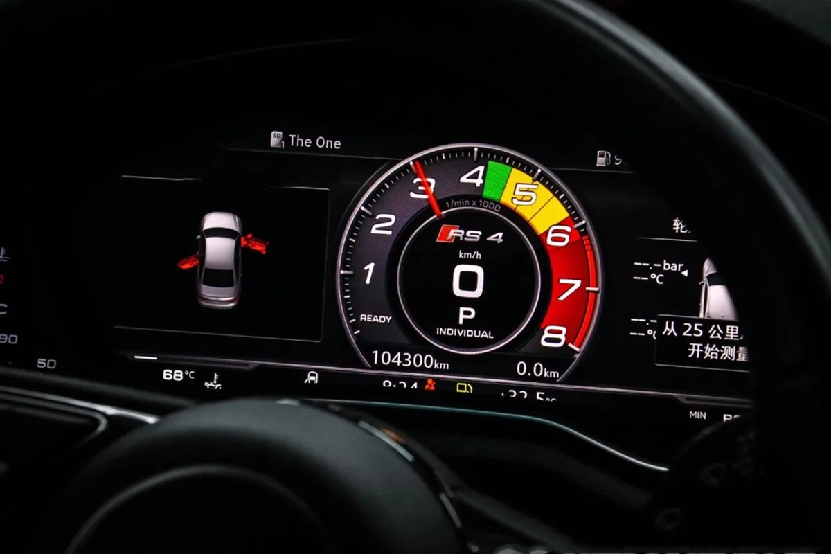 

Car modification virtual cockpit sports layout rainbow module For Audi RS3 RS4 S3 S4 S5 TTS A3 A4L A5 rainbow module Meter