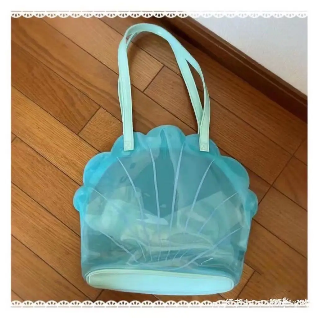 Women Handbags Miyagawa Summer Transparent PVC Shell Bag Single Shoulder Handbag Cute Korean Niche Design for Girls