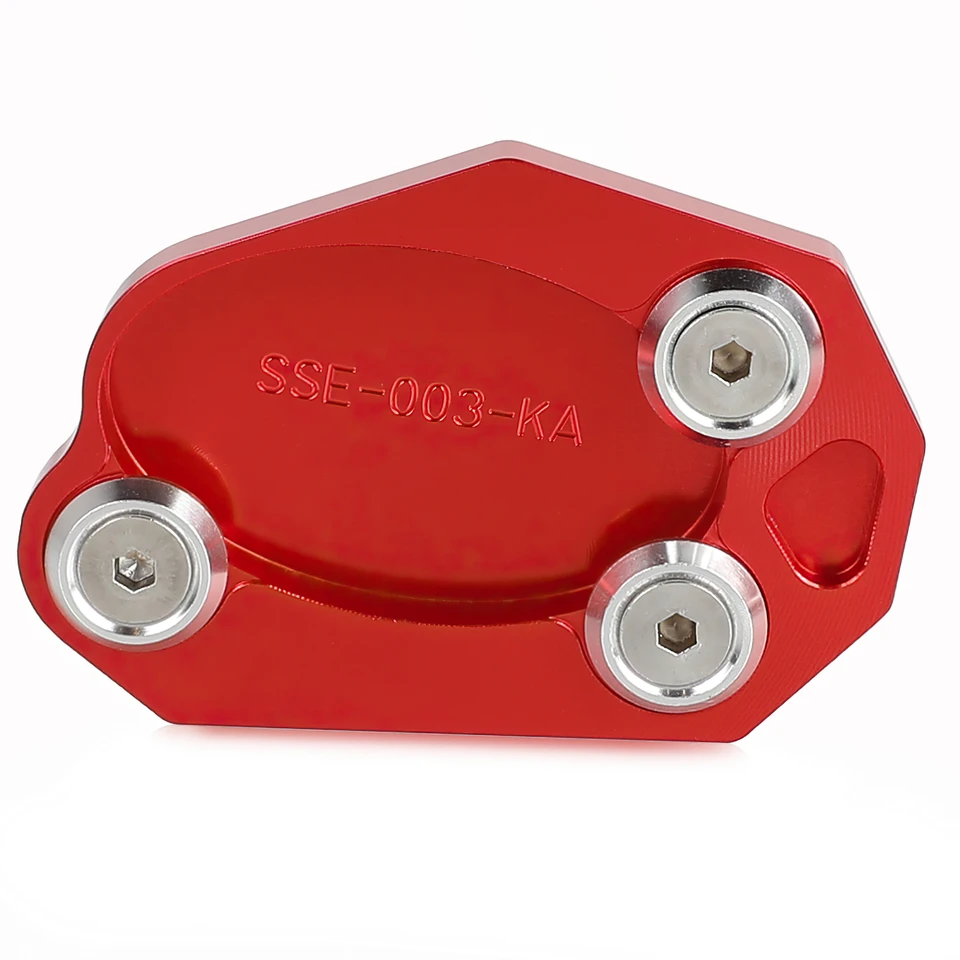 Motorcycle Side Stand Enlarge Kickstand Foot Pad ZX-6R ZX6 R ZX 6R