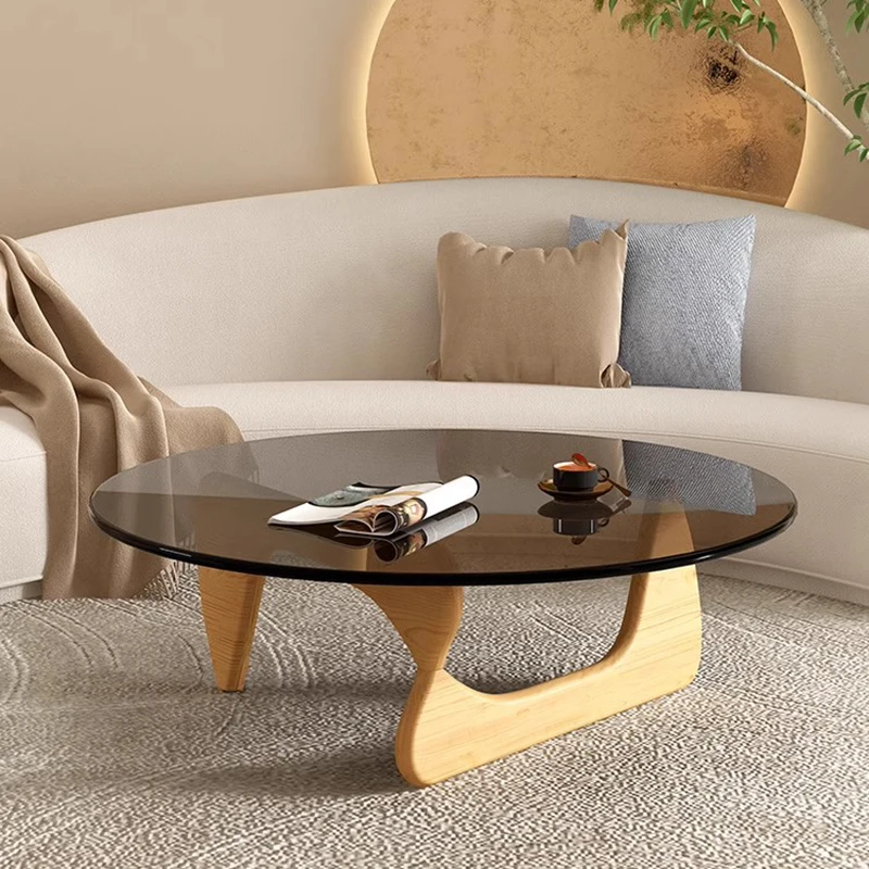 

Glass Luxury Coffee Tables Minimalist High Modern Balcony Coffee Tables Small Design Tavolini Salotto Moderni Home Centerpieces