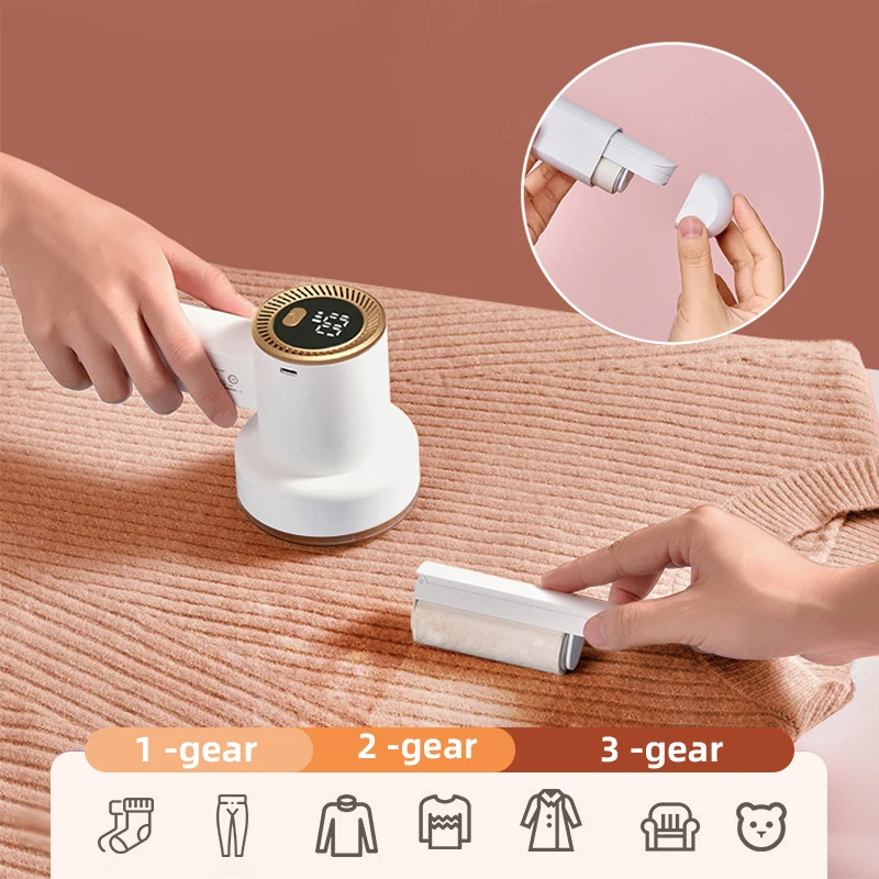 REUP Portable Electric Lint Remover for clothing fuzz Fabric Shaver Removes Lint trimmer sweater shaver lint pellet machine 4