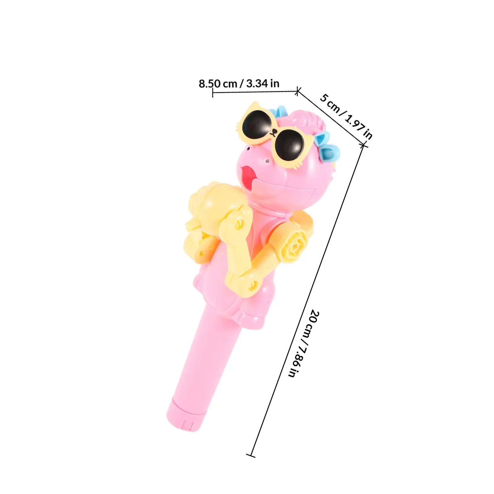 2Pcs 공룡 로봇 롤리팝 홀더 크리 에이 티브 캔디 보관 케이스 파티 호의품 참신하고 재미있는 롤리팝 로봇 홀더