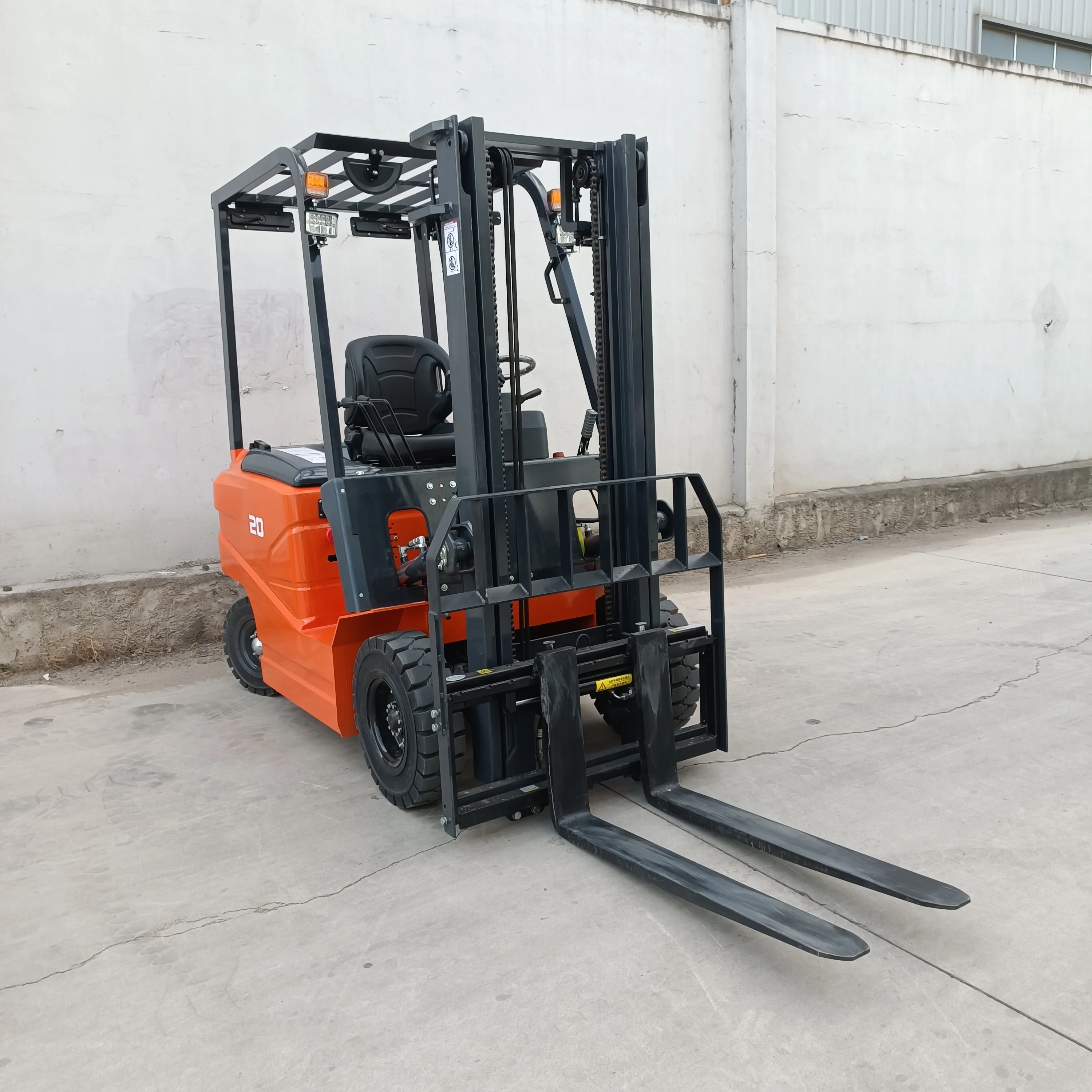 Elektrischer Gabelstapler, Palettenhubwagen, batteriebetriebener Hubwagen für Materialtransport in Fabrik und Lager