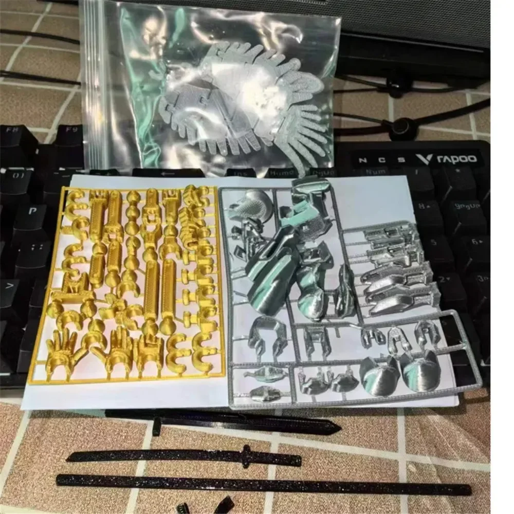 Description Picture 2 of item3D Printed 13cm Dummy Figure Movable Joint Ornament Toys Shapeshift Robot Action DIY Mannequin Decompression Toys for Boy Gifts