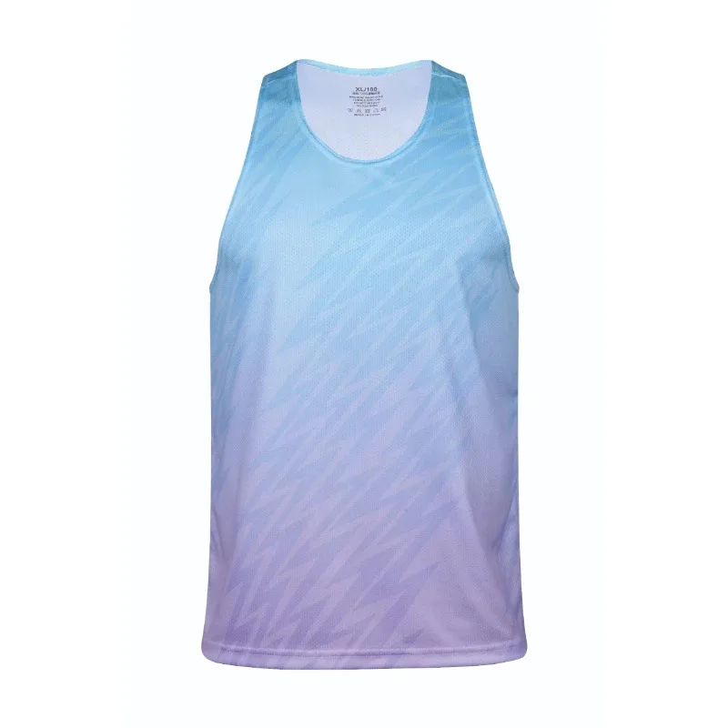 Men's Sports Vest Marathon Running Sleeveless Quick Drying Tank Top Ultra-light Track And Field Polyester Jersey 6
