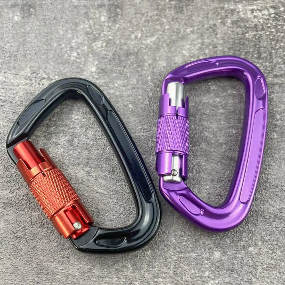 12KN Carabiner Clips Outdoor Automatic Lock Buckle