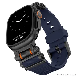 Luxury TPU Rubber Sports Band Strap - Ultra 2 - 1 49mm (BU)