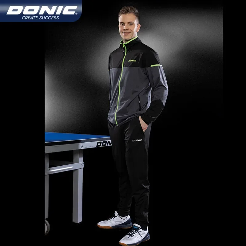 DONIC Table tennis clothes sportswear long sleeve ping pong t-shirts Sport Jerseys tops 88210 jacket coat MEN WOMEN