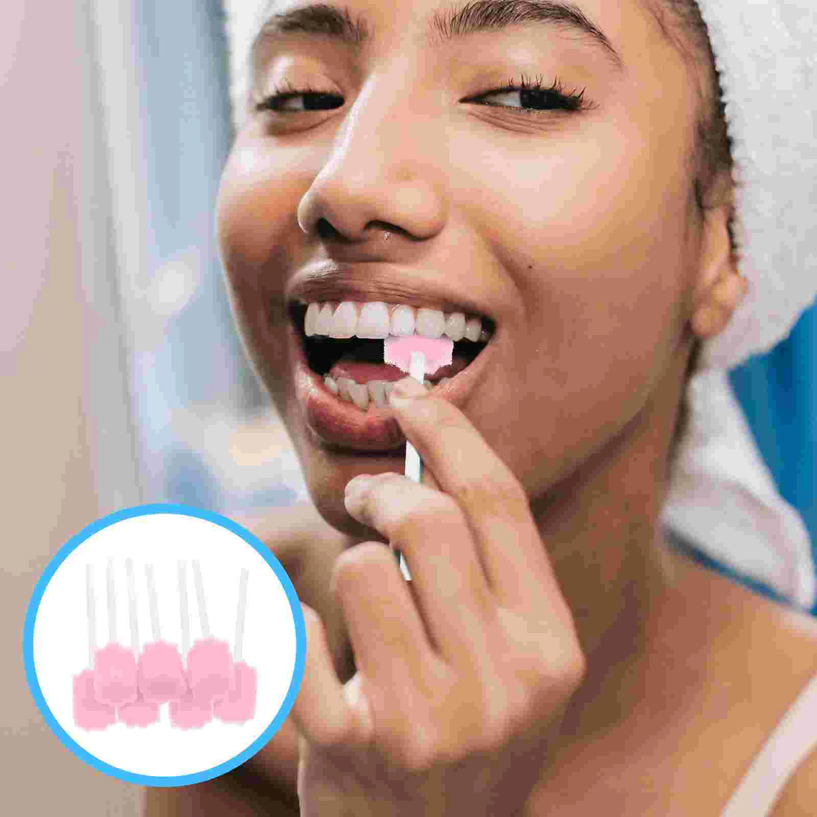 Oral Swabs Mouth Sponge Swab Cleaner Care Baby Cleaning Toothbrush Dental Sterile Disposable Tongue Swabsticks Infant Tooth