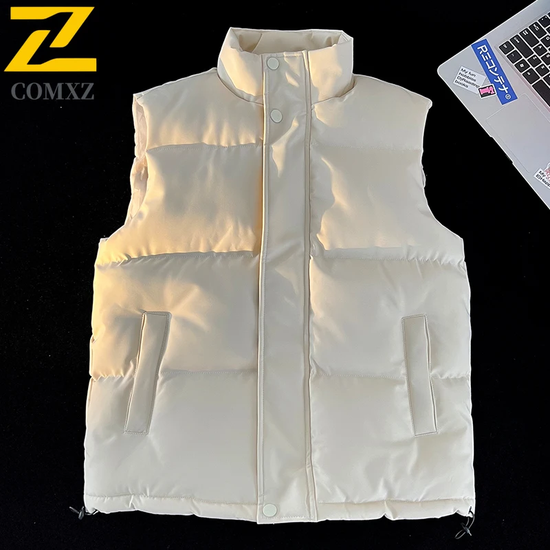 EiAO Vest Couple's Plus Size Puffer Windproof Waterproof Thermal Quilted Sleeveless Jacket for Hiking Camping Fishing WinterCoat