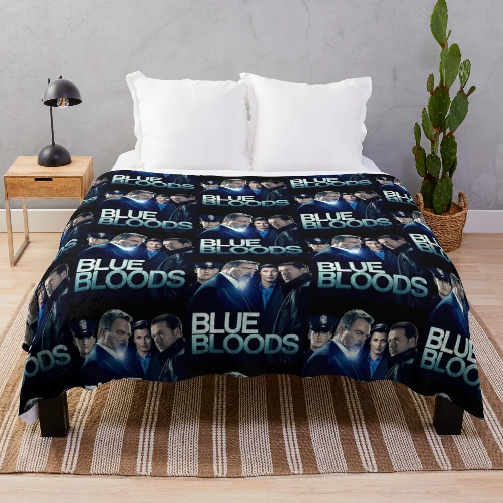 

Blue Bloods Throw Blanket Luxury Thicken Thermal Sofa Quilt Blankets
