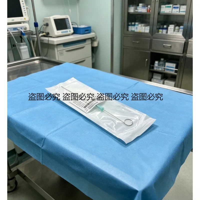 피그테일형 고양이 요로 카테터 측면 개방형 삽입 프로브 애완동물 수의학 클리닉 용품
