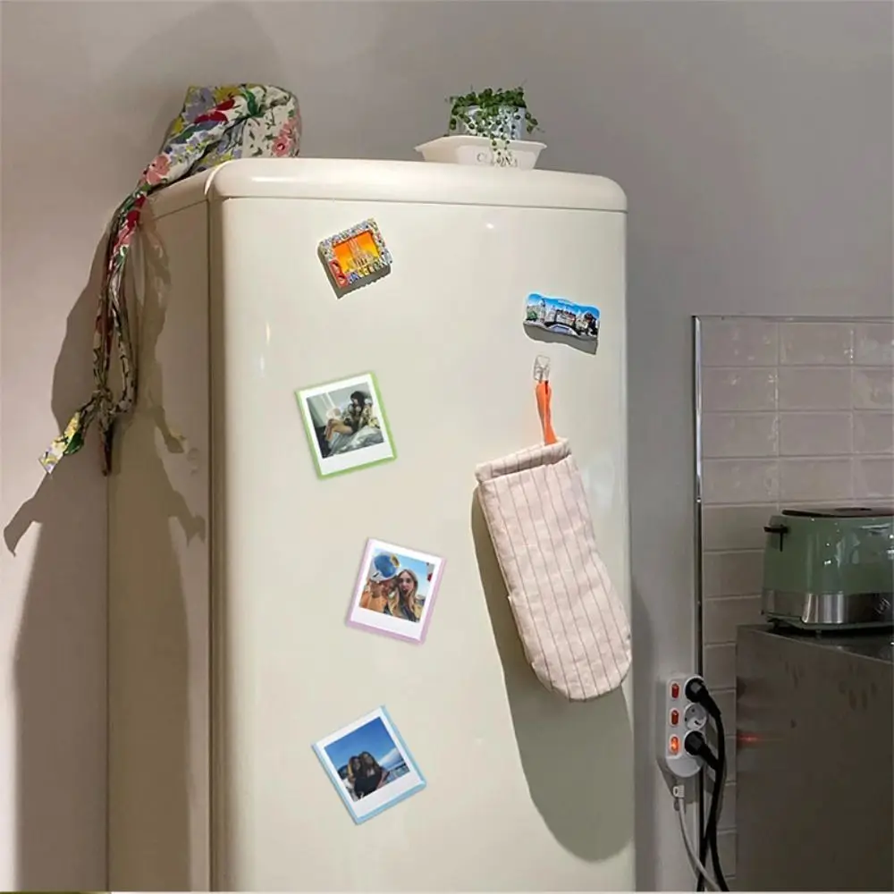 Photograph Magnetic Photo Frame Card Stamp Refrigerator Sticker Colorful for Fujifilm Instax SQUARE SQ1 SQ6 SQ10 SQ20 5PCS