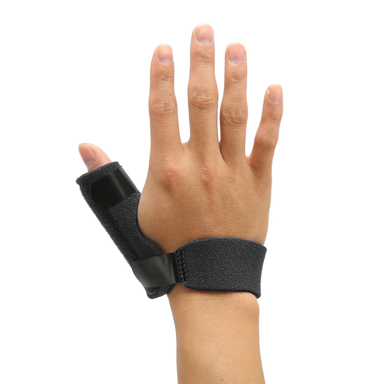 Adjustable Finger Stabilizer Brace Sleeve-Breathable Finger Splint for Left Hand for sports Injury